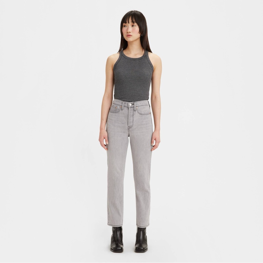 Levi’s Grey Wedgie Straight Fit Jeans